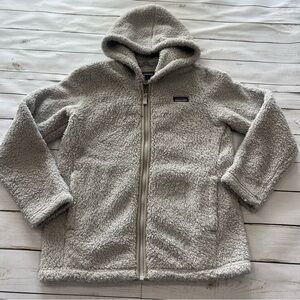 Patagonia Girls' Los Gatos Hoody Sz L /12 Light Gray